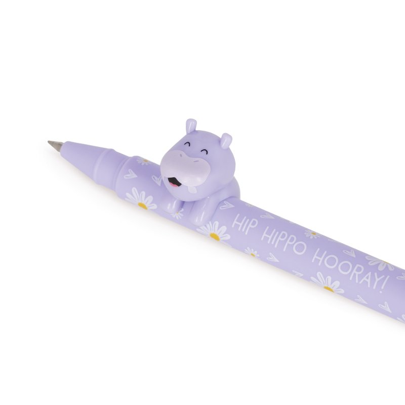 Legami Lovely Friends Gel Pen - Hippo