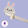 Bunny erasable pen- purple ink