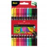 Faber-Castell double-ended neon felt tip pens