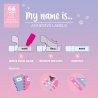Legami My Name is.... cat adhesive labels