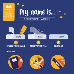 Legami My Name is.... Space adhesive labels
