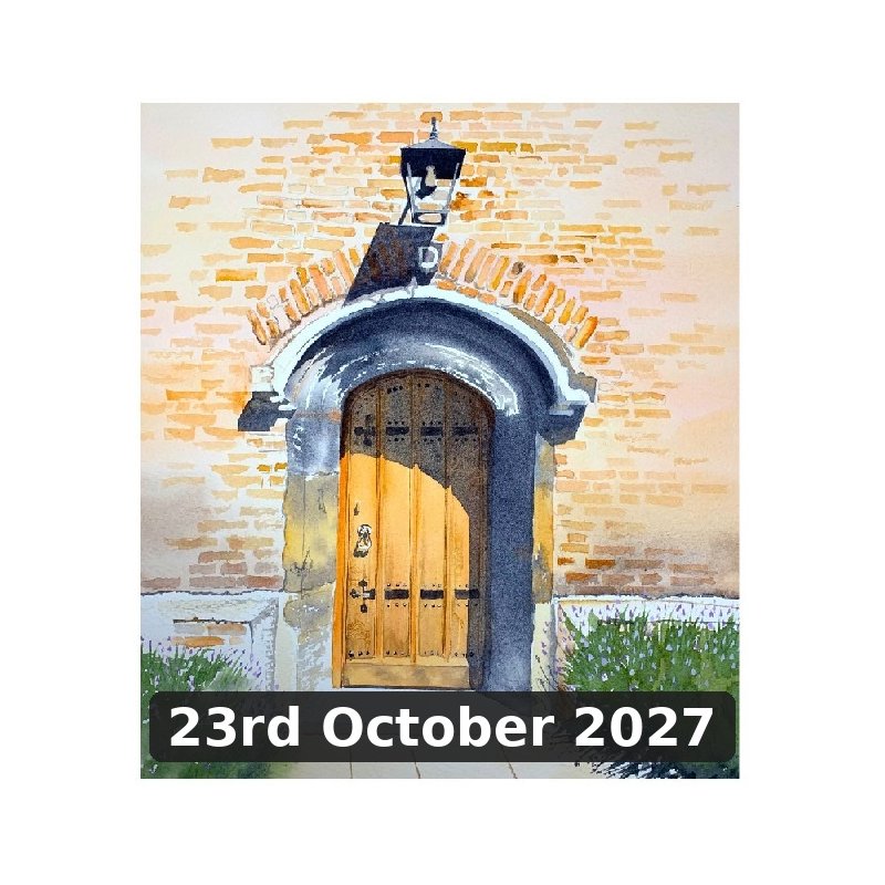 Painting Colourful Doorways in Watercolour With Denise Schoenberg (Cambridge)
