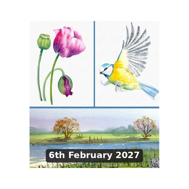 Watercolour for Complete Beginners with Denise Schoenberg (Cambridge)