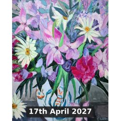 Flowers In Acrylics With...