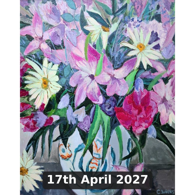 Flowers In Acrylics With Caroline Wilks