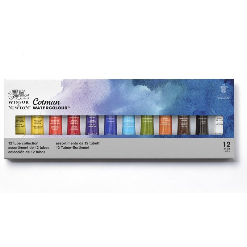 Cotman Watercolours 12 Tube Set