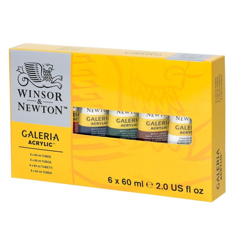 Winsor And Newton Galeria Acrylic Paint 6x60ml