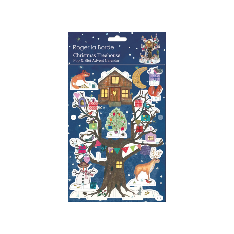 Roger la Borde - Christmas Treehouse Pop & Slot Advent Calendar