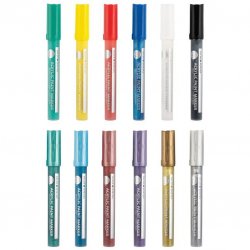Simply Acrylic Marker 12 Colour Set
