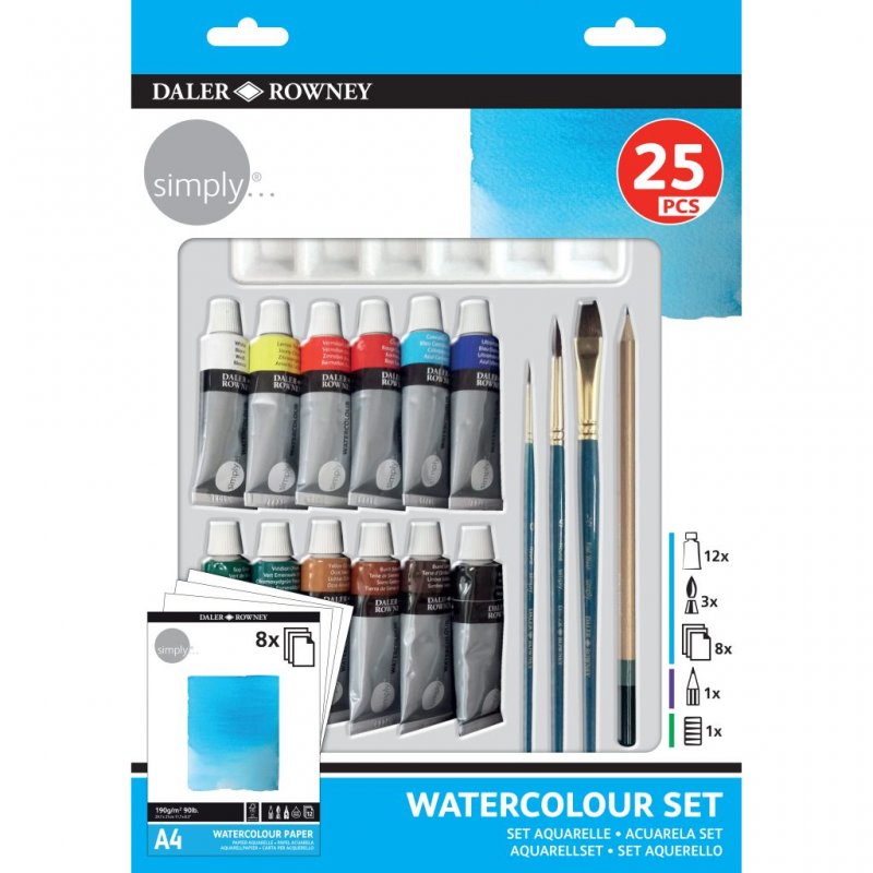 Simply Watercolour Paint Technique Set