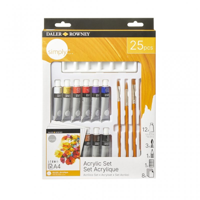 Simply Acrylic Paint Technique Set