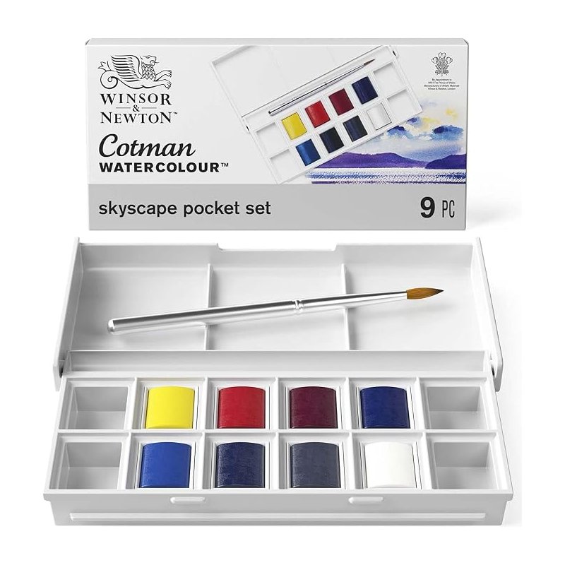 Cotman Watercolour Skyscape Pocket set