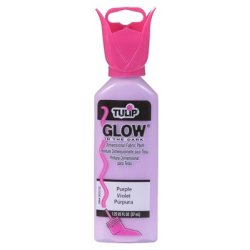 Tulip Glow 3D Purple Fabric Paint