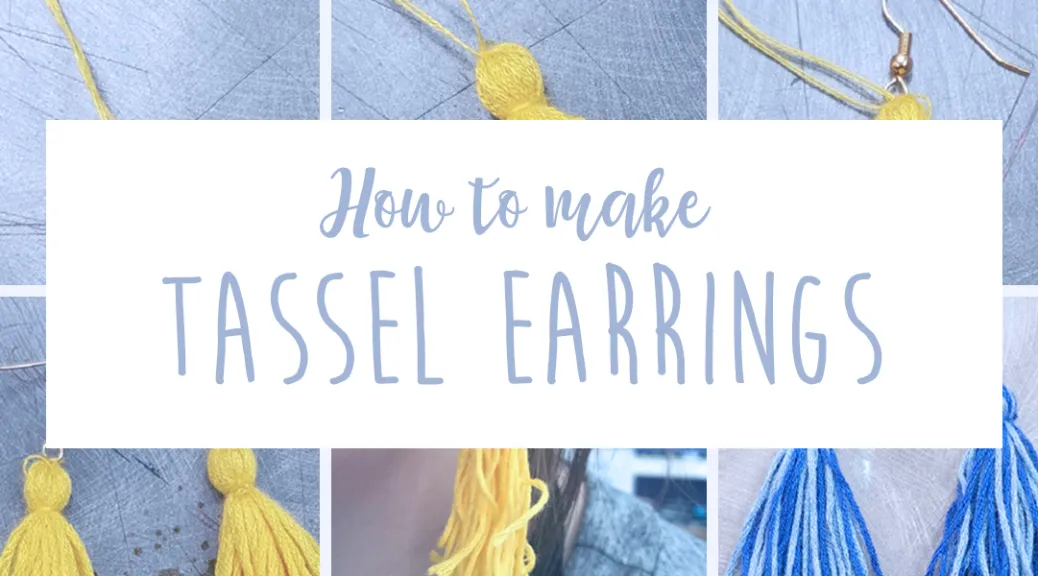 How to make tassel earings